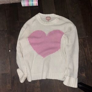 show me your mumu heart sweater